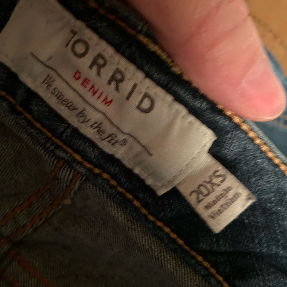 Torrid Denim Straight Leg Jeans - Dark Blue